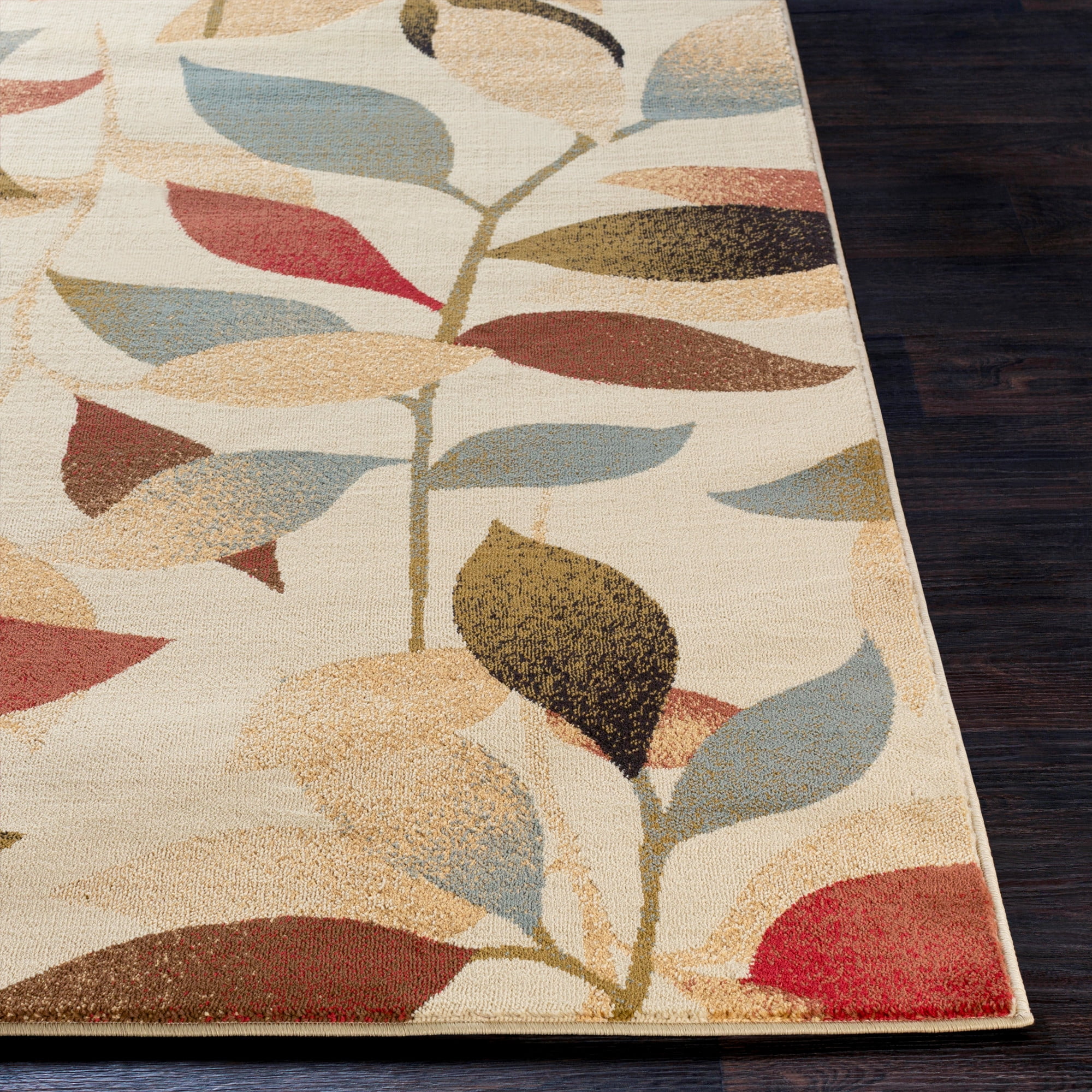 Livabliss Area Rugs for Living Room, 2x3 Riley Modern Red Rug, Bedroom Dining Room Home Decor Stain Resistant Carpet (2' x 3'3")