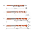 thumbnail image 2 of Kit 10 Piezas Multifuncional Brocas Azulejo Pared Concreto, 2 of 3