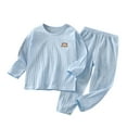 thumbnail image 4 of Fesfesfes Toddler Outfits Children Printing Leisure Wear Long Sleeve Home Service Clothes Set, 4 of 4