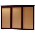 thumbnail image 5 of Aarco Products WBC3624RC 1-Door Bulletin Board with Crown Molding - Walnut Stain, 5 of 5