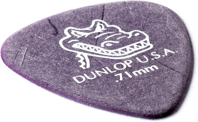 Dunlop Gator Grip, Purple, .71mm, 72/Bag