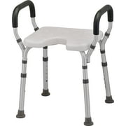 NOVA Medical Products Shower & Bath Chair with Arms & Hygienic Design, Tools Free Assembly, Great for Travel