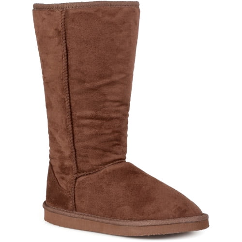 Brinley Co. Women's 12 Faux Suede Boots