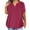 A197 Red Womens Summer Tops Clearance Under $5, variant on Cagogo Womens Short Sleeve Tunic Tops Summer Tops Under $5 Loose Fitting Eyelet Embroidery Blouses V Neck Plus Size Spring Tshirts Mother Day Gifts