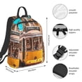 thumbnail image 2 of Fotbe Modern Urban Monkey School Backpack for Men and Women Lightweight Backpack Durable Backpack Water-Resistant,Travel,Work Bag, 2 of 7