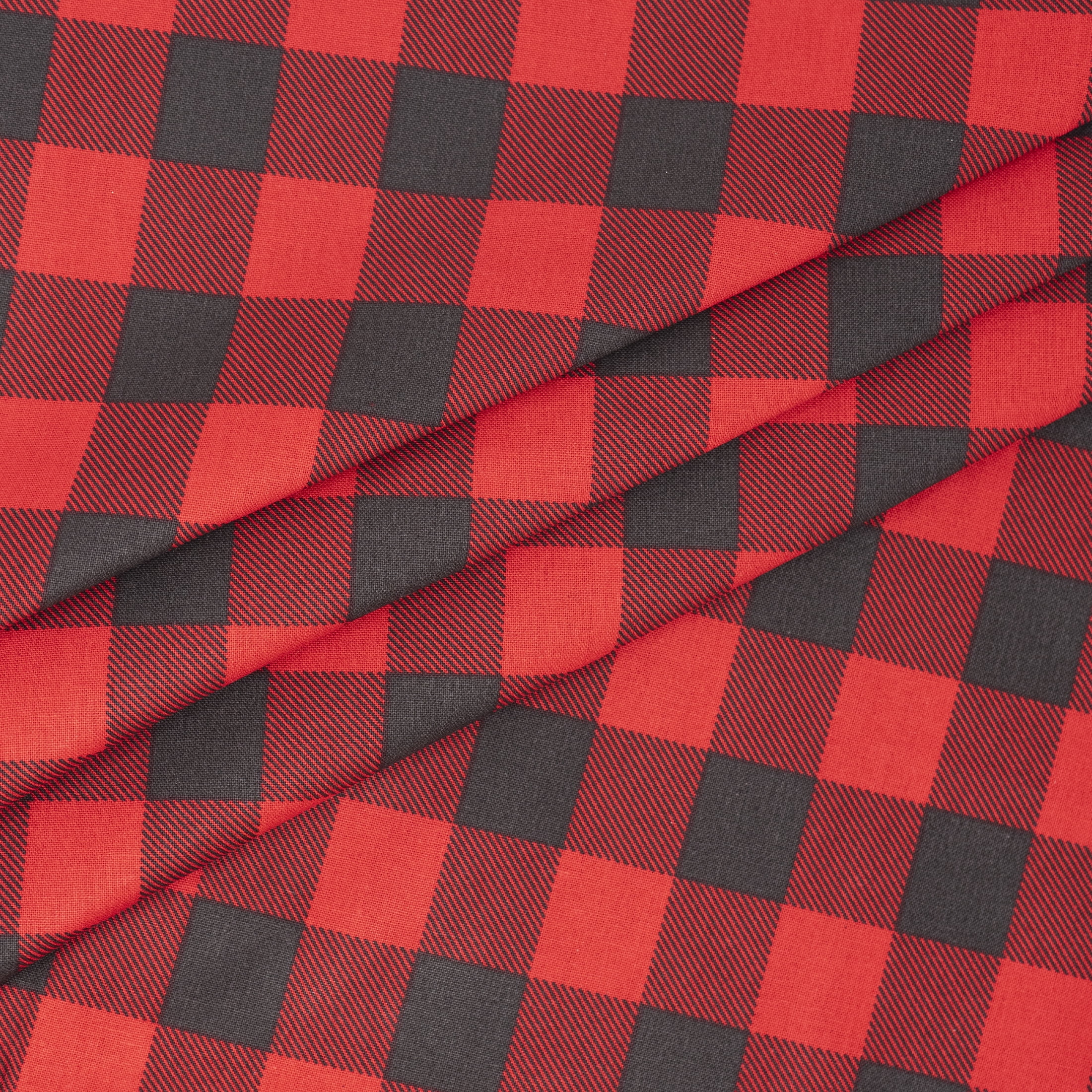 (4 pack) Waverly Inspirations 1 Yard Cut 100% Cotton Prints Fabric, Buffalo Plaid, 44" Wide for Quilting & Sewing