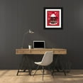 thumbnail image 3 of Mullan, Michael 15x18 Black Ornate Wood Framed with Double Matting Museum Art Print Titled - Festive Holiday Cocoa Seasons Greetings, 3 of 4