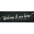 thumbnail image 2 of Villa, Mlli 24x11 Black Ornate Wood Framed with Double Matting Museum Art Print Titled - Welcome To Our Home, 2 of 4