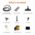 thumbnail image 3 of Aspirador húmedo y seco Amazon Basics, 22,7 L y 3,5 HP, acero inoxidable, 3 of 6