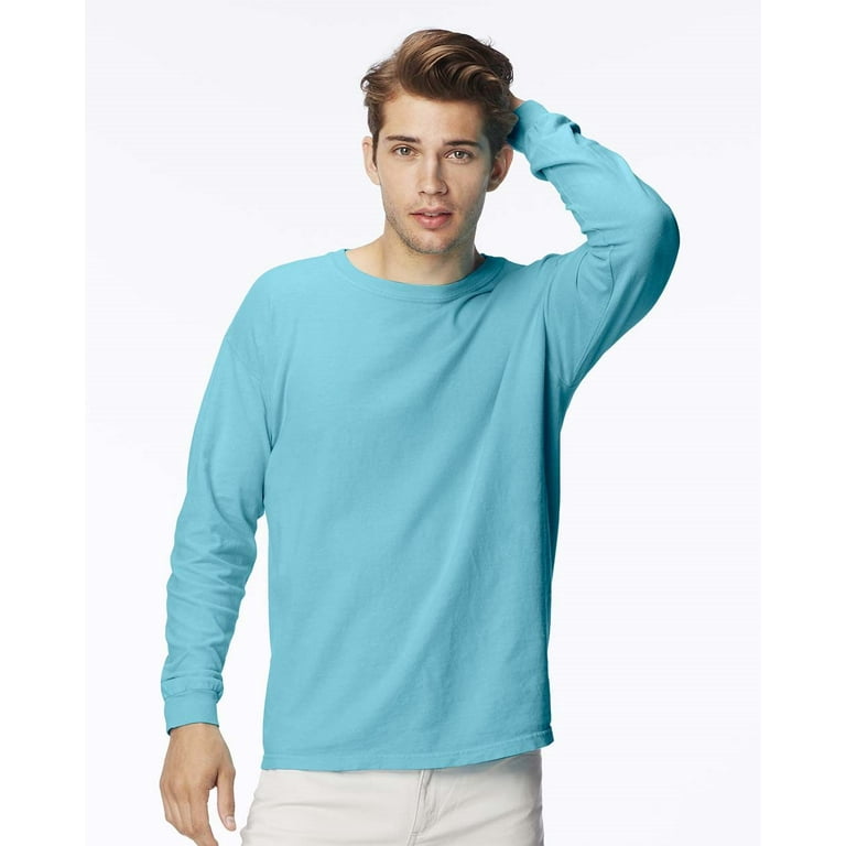 Comfort Colors T-Shirts - Long Sleeve Garment Dyed Midweight Ringspun Long  Sleeve T-Shirt 
