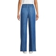thumbnail image 2 of Lands' End Women's TENCEL™ Fiber High Rise Wide Leg Pants, 2 of 3