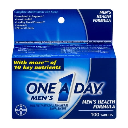 One A Day Santé Masculine multivitamines / Supplément Multiminéraux, 100 count