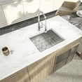 thumbnail image 3 of Kichae  Undermount Bar Sink Stainless Steel Kitchen Sink 15/17/21/23 Inch Silvery Grey 21" x 18", 3 of 5