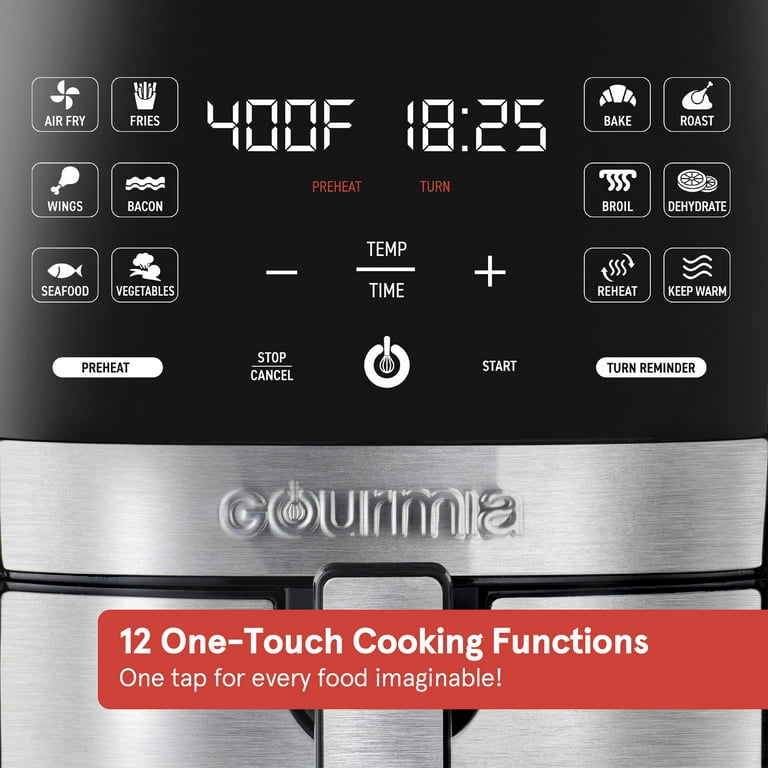 Review of Gourmia 6 Qt Air Fryer Costco Item 4232432 GAF698 (Food