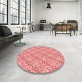 thumbnail image 3 of Ahgly Company Indoor Rectangle Patterned Pastel Pink Area Rugs, 6' x 9', 3 of 6