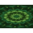 thumbnail image 1 of Ahgly Company Machine Washable Indoor Rectangle Transitional Night Black Area Rugs, 8' x 12', 1 of 7
