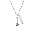 thumbnail image 2 of Delight Jewelry Silvertone Banjo Silvertone Courage Strength Wisdom Honesty Bar Charm Necklace, 23", 2 of 4