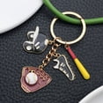 thumbnail image 3 of Guante de béisbol deportivo con forma de llavero, bate y zapatos, 3 of 3
