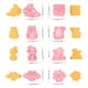 thumbnail image 3 of Sello para galletas, 8 cortadores de galletas 3D, herramienta para hornear fondant, moldes para hornear, diseño de próxima generación, 3 of 8