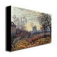 thumbnail image 2 of Trademark Fine Art "Landscape Near Louveciennes" Canvas Wall Art by Alfred Sisley, 2 of 3
