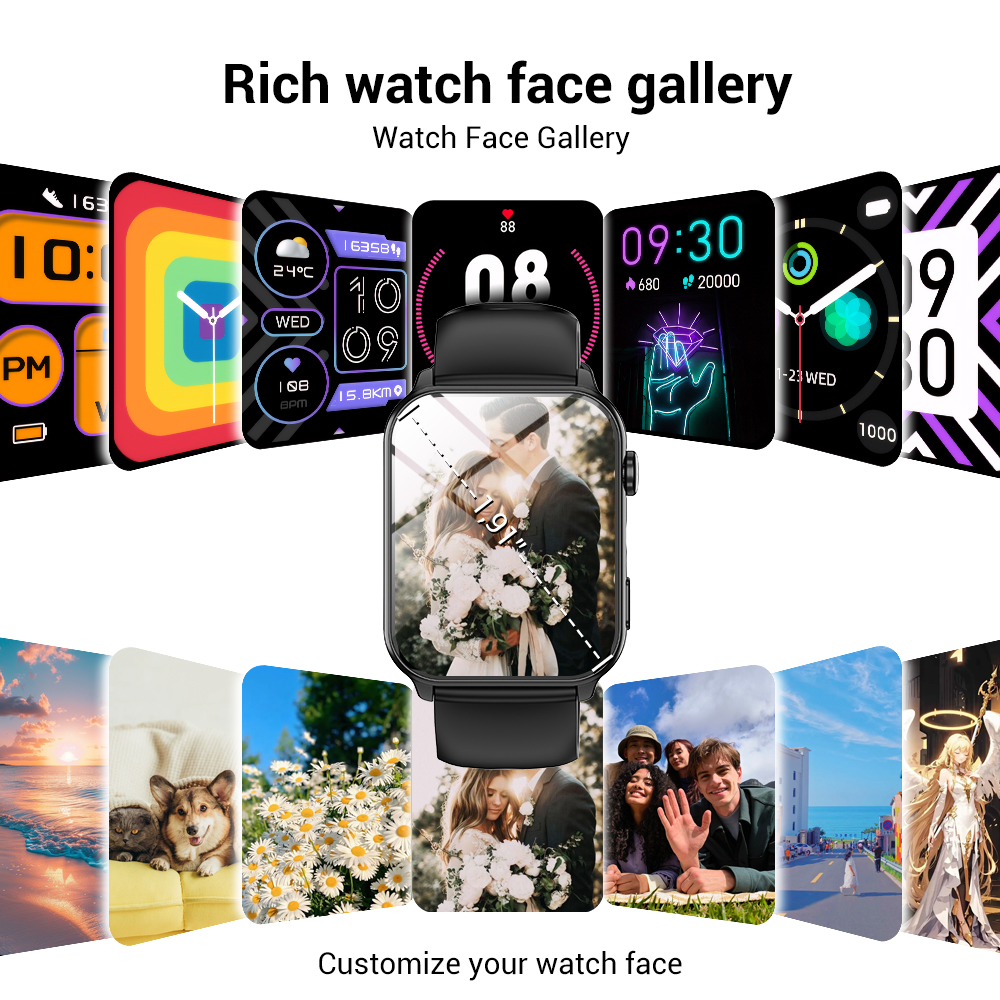 LUOMATE 1.91" Smart Watch with Bluetooth Calling photo 7