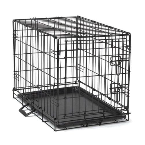 Cage d'Entraînement pour Chiens Crate pour Chiens, Cage de Sécurité Pliable en Fil Métallique, Grande 42 Pouces L x 28 Pouces L x 31 Pouces H