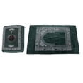 thumbnail image 5 of GUOOL 2xMuslim Prayer Rug Polyester Portable Braided Mats Simply Print Dark Green, 5 of 5