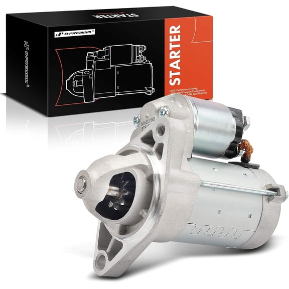 A-Premium Starter Motor Compatible with Toyota Yaris 2006-2018, Echo 2003-2005 & Scion xB/xA 2004-2006, 12V 1.6KW 10-Teeth Clockwise, Replace# 2810021061, 4280000024