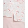 thumbnail image 3 of Floral Polo Shirt Grey/Pink 4XLT, 3 of 6