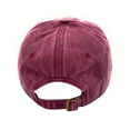 thumbnail image 3 of Empire Cove Washed USA Flag Cotton Baseball Dad Caps Patriotic Hats Vintage Burgundy, 3 of 6
