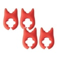 thumbnail image 1 of 2PC Spoon And Lid Rest 2 PCS Spoon Pot Pan Holder Spatula Bracket Clips Heat Resistance Non Slip Silicone Pot Spoon Holder Pot Clip Holder Fun Cartoon Spoon Rest For Pot Kitchen Gadget Red, 1 of 7
