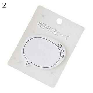 1pc Cloud Shaped Sticky Notes, Emoji Self-adhesive Memo Pad With