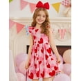 thumbnail image 5 of Arshiner Toddler Dress Girls Summer Ruffle Sleeve Backless Dresses Casual Sundress with Pockets, 5 of 6