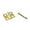 Gold, variant on SPRING PARK 20Pcs Mini Metal Hinges with Nails DIY Miniature Furniture Dollhouse Accessory