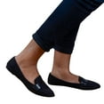 thumbnail image 6 of Sngxgn Women's Ballet Dress Flats — Comfortable, Slip On Flat Shoes for Casual, Dressy and Work(Black,39（UK6）), 6 of 8