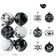 thumbnail image 3 of Juego de bolas navideñas con purpurina para colgar en el árbol de Navidad, adornos navideños, suministros de decoración para fiestas festivas en el hogar, 3 of 5