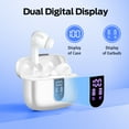 thumbnail image 5 of VEAT00L Bluetooth Headphone True Wireless Earbuds 65H Playback Power Display Earphones with Wireless Charging Case IPX7 Waterproof in-Ear Earbuds with Mic for TV Phone Computer Laptop Sports, 5 of 8