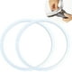thumbnail image 1 of Anillo de sellado de silicona, junta de silicona de repuesto que ofrece longevidad y funcionalidad, diseño apto para lavavajillas para una limpieza fácil, silicona de grado alimenticio, compatible, 1 of 6