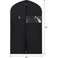 thumbnail image 2 of Bolsas para trajes para almacenamiento y viajes, bolsas de 40 pulgadas para colgar ropa, fundas transpirables para trajes de armario con ventana transparente para trajes, chaquetas y abrigos., 2 of 5