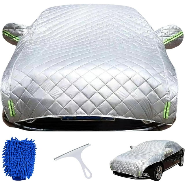 2025 Upgraded Hail Protector Car Cover, 4-Layer Padded Car Cover Hail Protection, Vehicle Hail Blanket, Durable All-Weather Protection for Sedan, SUV, MPV & Hatchback (SUV)