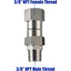 thumbnail image 3 of Arandela a presión giratoria 3/8" NPT rosca macho de acero inoxidable 4500 PSI JFHHH pequeña, 3 of 4