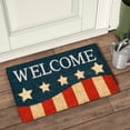 thumbnail image 2 of Jierger 4th of July Doormat American Flag Stars Stripes Patriotic Doormats Entrance Door Rug Summer Floor Mat for Memorial Day Independence Day Flag Day Home Holiday Decor 15.75x23.62 inches, 2 of 6