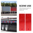 thumbnail image 2 of KAKOWELY 10Pcs Reflective Sticker for Drivers Red Plastic Nighttime Visibility, 2 of 8