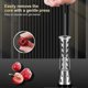 thumbnail image 3 of Cherry Pitter, Premium Cherry Pitter Remover Tool, 304 Stainless Steel Cherry Seed Remover,12mm Durable Cherry Stoner Fruit Pit Corer Deseeder Kitchen, 3 of 4