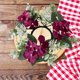 thumbnail image 5 of ¡Ahorros navideños! Coronas navideñas artificiales Boovnll de 7,6 cm para velas de gabinete de cocina, para puertas, mesas, pilares, ventanas, sillas, decoración de pared, coronas y adornos navideños., 5 of 7