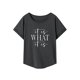 thumbnail image 1 of Camiseta de mujer verano cómoda suave cuello redondo camisa para ir de compras trabajo femenino SG, 1 of 7