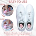 thumbnail image 5 of Air Jungles Shoes Deodorizer Ball 12 Count, Honey Peach Scent, Odor Remover Balls for Sneakers Boot Shoe, Essential Oil Provides Natural Freshness, 5 of 7