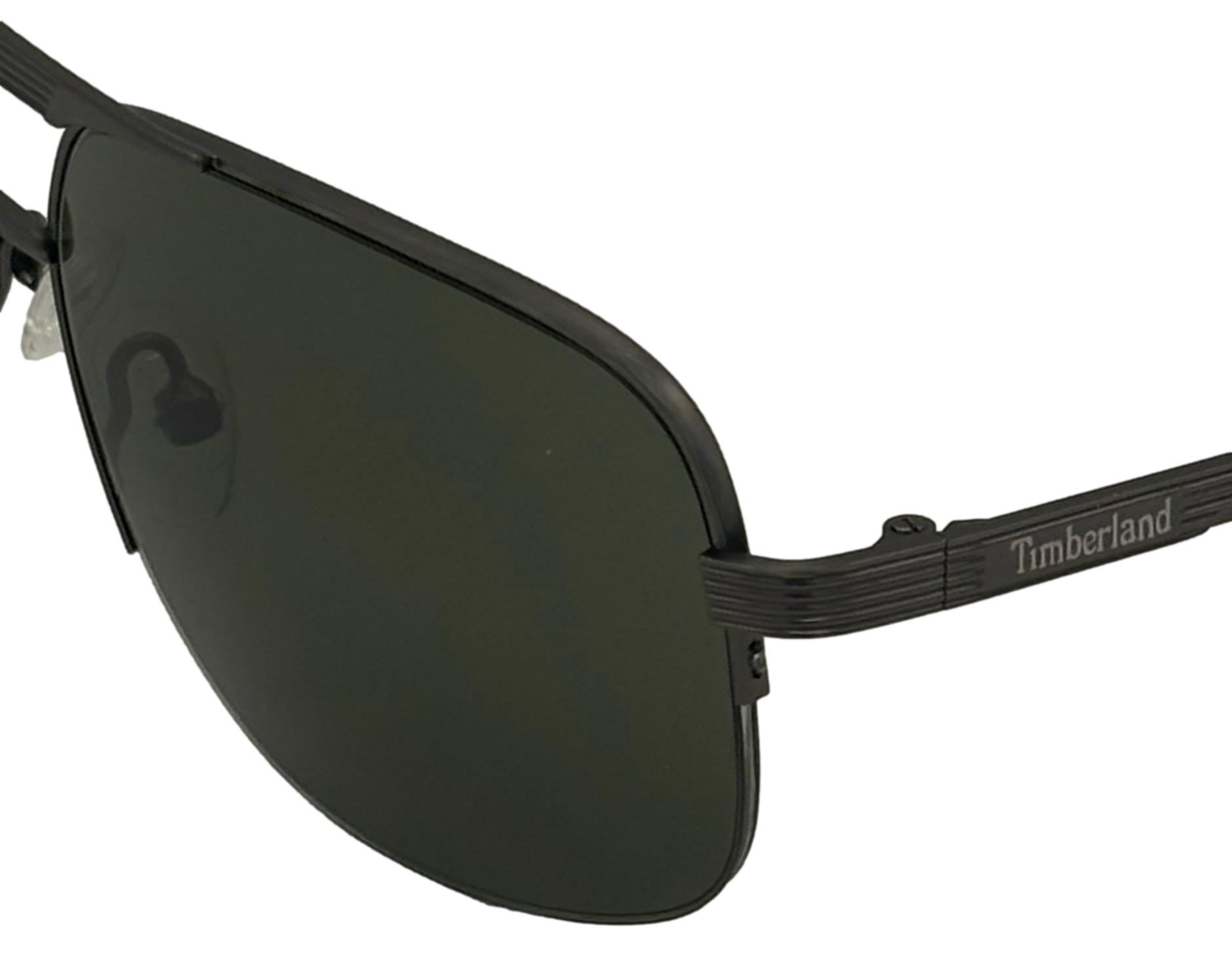 Timberland Metal Rimless Men's Aviator Sunglasses, Matte Brown. 49E