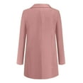 thumbnail image 4 of Women Workoffice Suit V Neck Cardigan Pockets Professional Overcoat Solid Color Blazer Single Breasted Fashion Jacket Button Down Fitted Outwear, 4 of 6