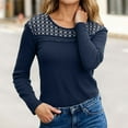 thumbnail image 2 of EDFBUYKRS Long Sleeve Tunic Tops To Wear with Leggings Crewneck Winter Loose Fit Print Shirts Workout Fall Fashion Blouses Tops Casual Going Out Tops for Women S, 2 of 6